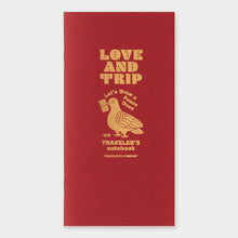 画像をギャラリービューアに読み込む, トラベラーズノート リフィル レギュラーサイズ 無罫 LOVE AND TRIP 14492-006
