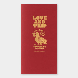 トラベラーズノート リフィル レギュラーサイズ 無罫 LOVE AND TRIP 14492-006