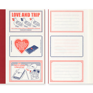 トラベラーズノート リフィル レギュラーサイズ 無罫 LOVE AND TRIP 14492-006