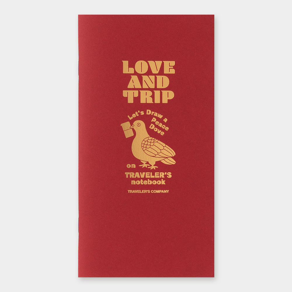トラベラーズノート リフィル レギュラーサイズ 無罫 LOVE AND TRIP 14492-006