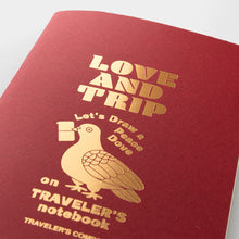 画像をギャラリービューアに読み込む, トラベラーズノート リフィル レギュラーサイズ 無罫 LOVE AND TRIP 14492-006
