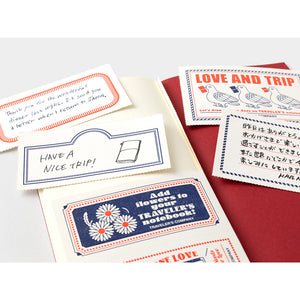 トラベラーズノート リフィル レギュラーサイズ 無罫 LOVE AND TRIP 14492-006