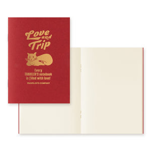 トラベラーズノート リフィル パスポートサイズ 無罫 LOVE AND TRIP 14493-006