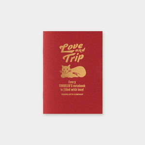 トラベラーズノート リフィル パスポートサイズ 無罫 LOVE AND TRIP 14493-006