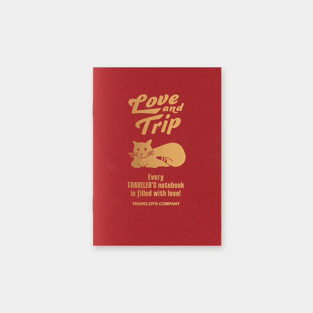 トラベラーズノート リフィル パスポートサイズ 無罫 LOVE AND TRIP 14493-006
