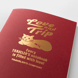 トラベラーズノート リフィル パスポートサイズ 無罫 LOVE AND TRIP 14493-006