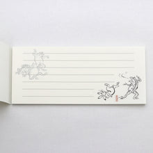 画像をギャラリービューアに読み込む, [便利堂] 一筆箋 鳥獣戯画
